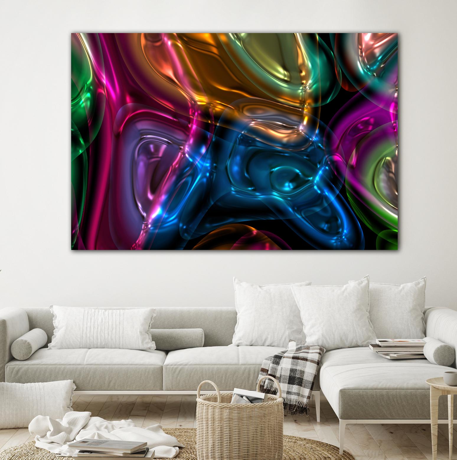 Candies 13 by Jean-François Dupuis on GIANT ART - orange abstract light