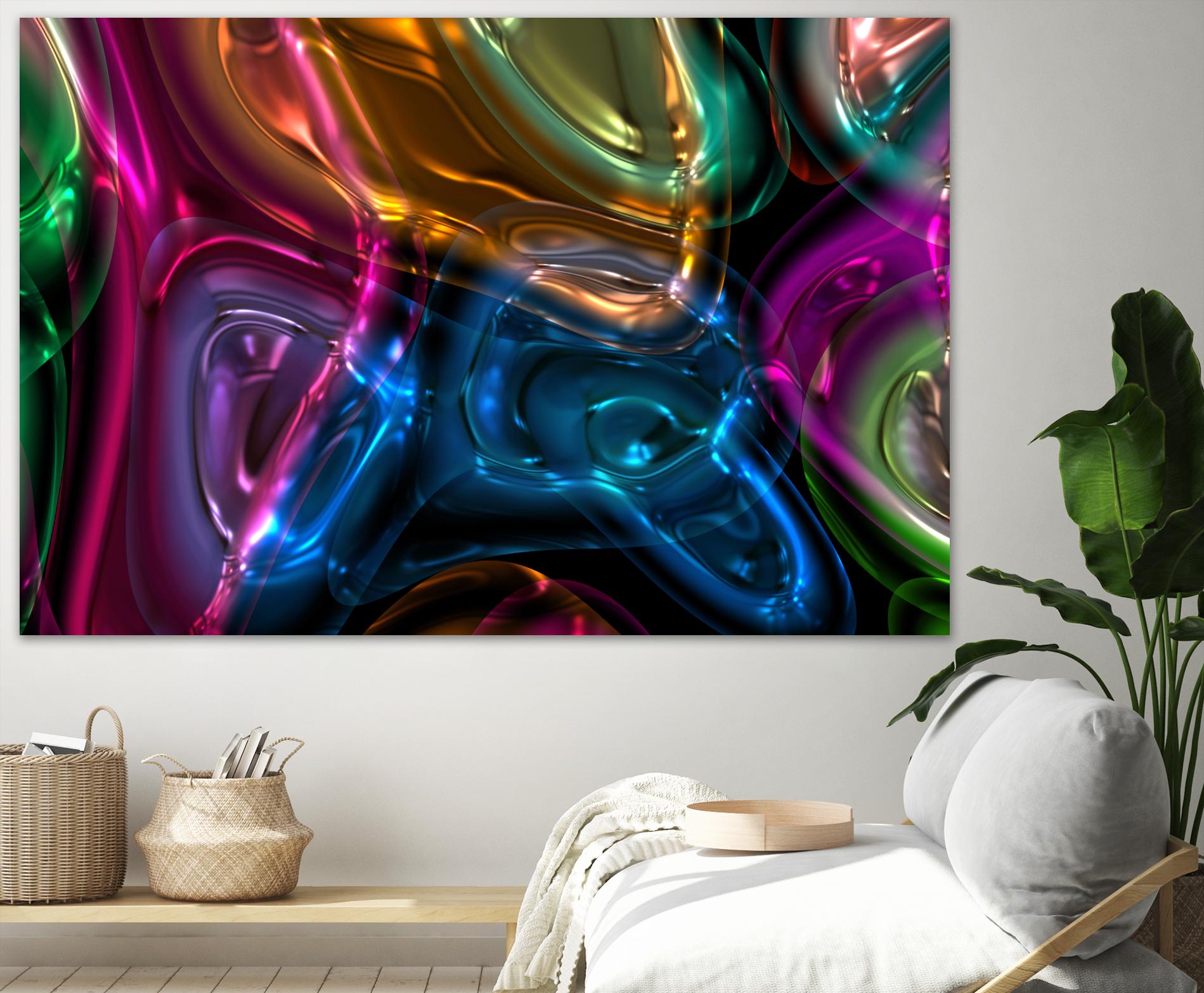 Candies 13 by Jean-François Dupuis on GIANT ART - orange abstract light