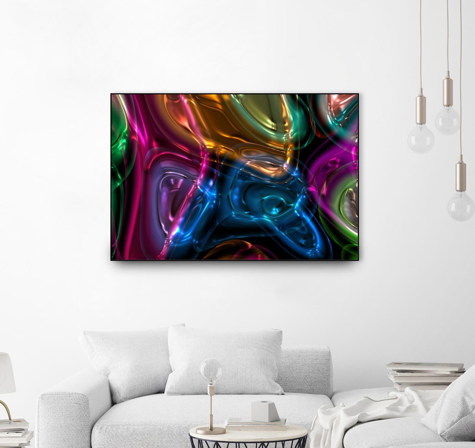 Candies 13 by Jean-François Dupuis on GIANT ART - orange abstract light