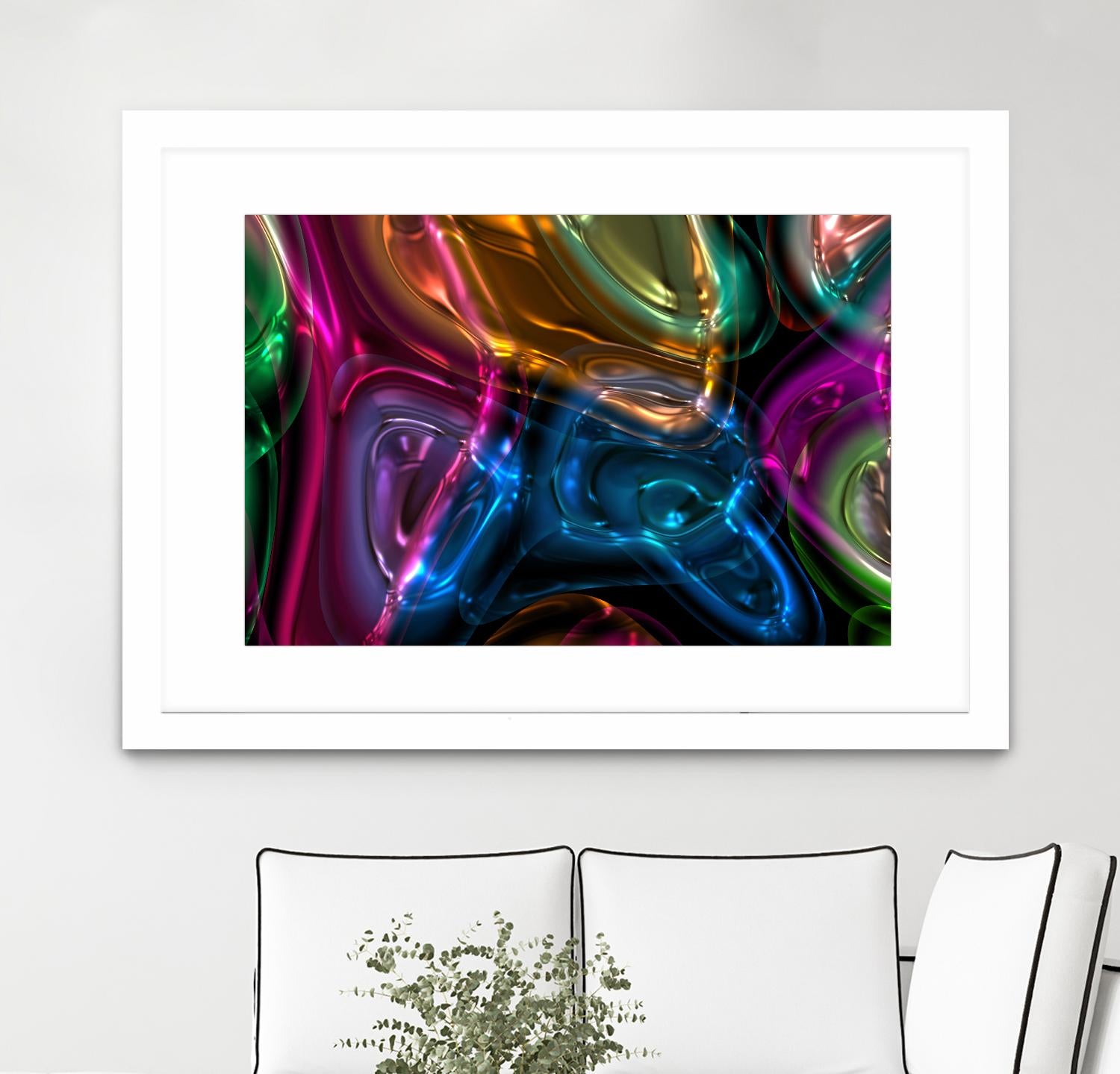 Candies 13 by Jean-François Dupuis on GIANT ART - orange shapes light