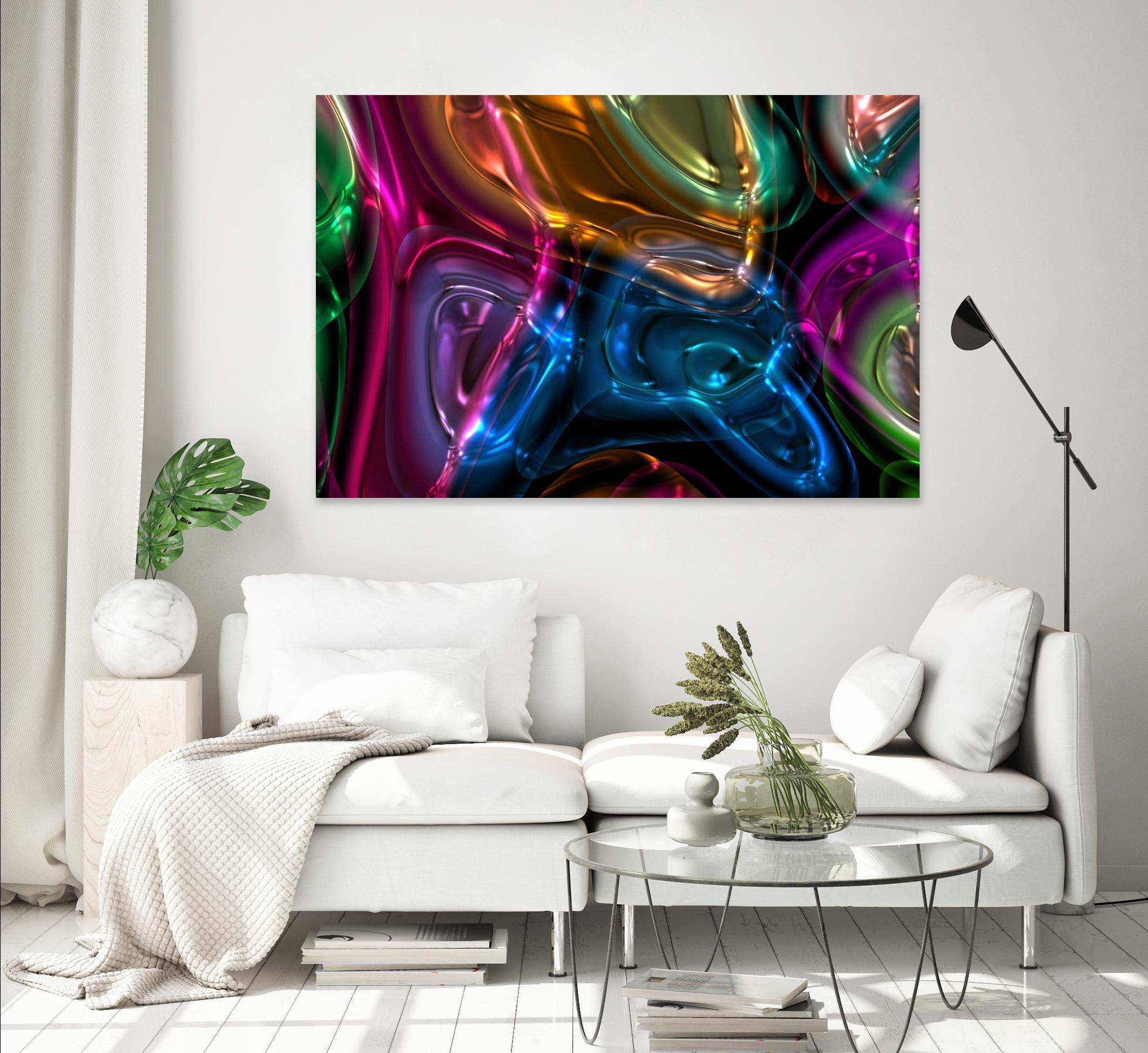 Candies 13 by Jean-François Dupuis on GIANT ART - orange shapes light