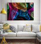 Candies 13 by Jean-François Dupuis on GIANT ART - orange abstract light