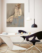 After the Bath by Bram Rubinger on GIANT ART - beige figurative corps nu