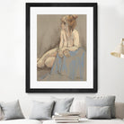 After the Bath by Bram Rubinger on GIANT ART - beige figurative corps nu