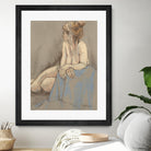 After the Bath by Bram Rubinger on GIANT ART - beige figurative corps nu