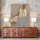 After the Bath by Bram Rubinger on GIANT ART - beige figurative corps nu