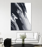 Azure Gold by Alyson Mccrink on GIANT ART - black black & white transparence