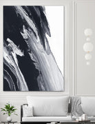 Azure Gold by Alyson Mccrink on GIANT ART - black black & white transparence
