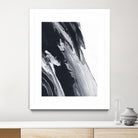 Azure Gold by Alyson Mccrink on GIANT ART - black black & white transparence