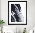 Azure Gold by Alyson Mccrink on GIANT ART - black black & white transparence