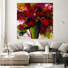 Fleur du Paradis by Doris Savard on GIANT ART - green floral