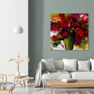 Fleur du Paradis by Doris Savard on GIANT ART - red flowers canadian painters