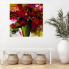 Fleur du Paradis by Doris Savard on GIANT ART - red flowers canadian painters