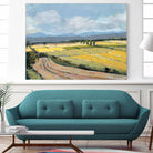 Summer Landscape by Jacques Clement on GIANT ART - blue landscape