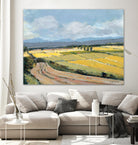 Summer Landscape by Jacques Clement on GIANT ART - blue landscape