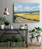 Summer Landscape by Jacques Clement on GIANT ART - pink landscape artistes du québec