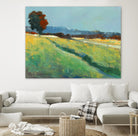 The red tree by Jacques Clement on GIANT ART - blue landscape