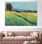 The red tree by Jacques Clement on GIANT ART - blue landscape