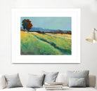 The red tree by Jacques Clement on GIANT ART - green landscape