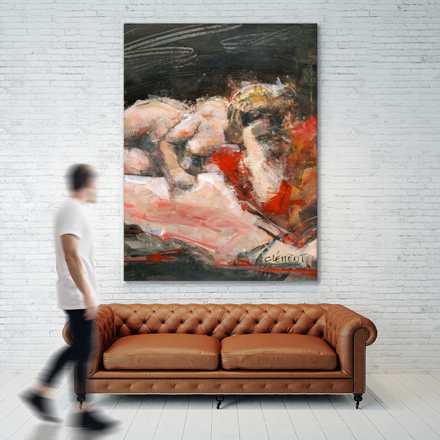 Biras by Jacques Clement on GIANT ART - brown nude