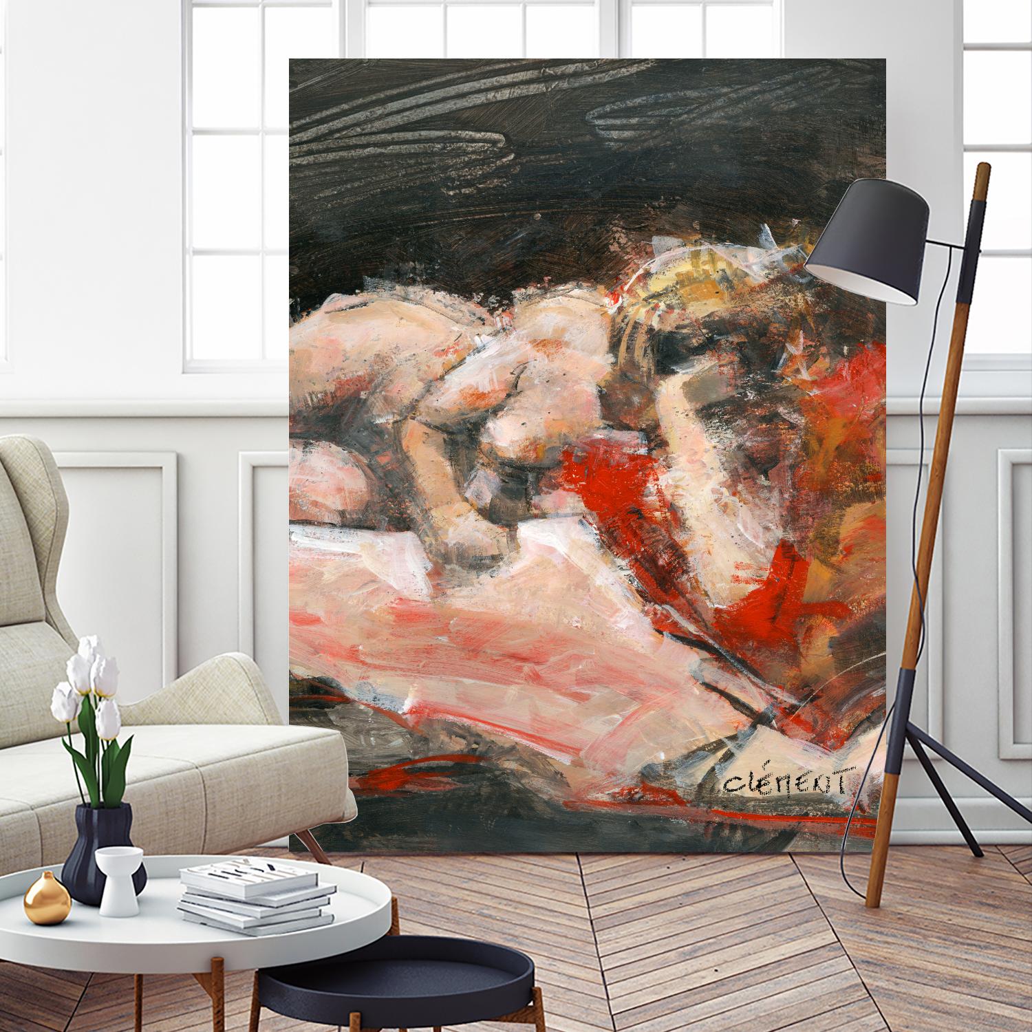 Biras by Jacques Clement on GIANT ART - brown nude