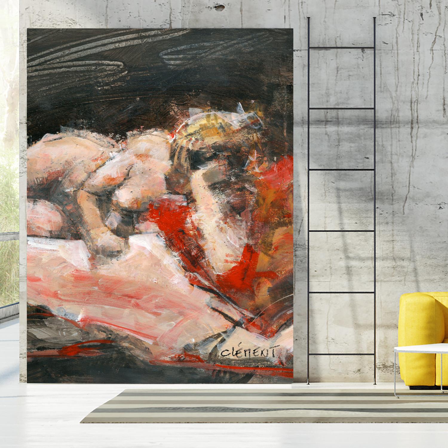 Biras by Jacques Clement on GIANT ART - brown nude