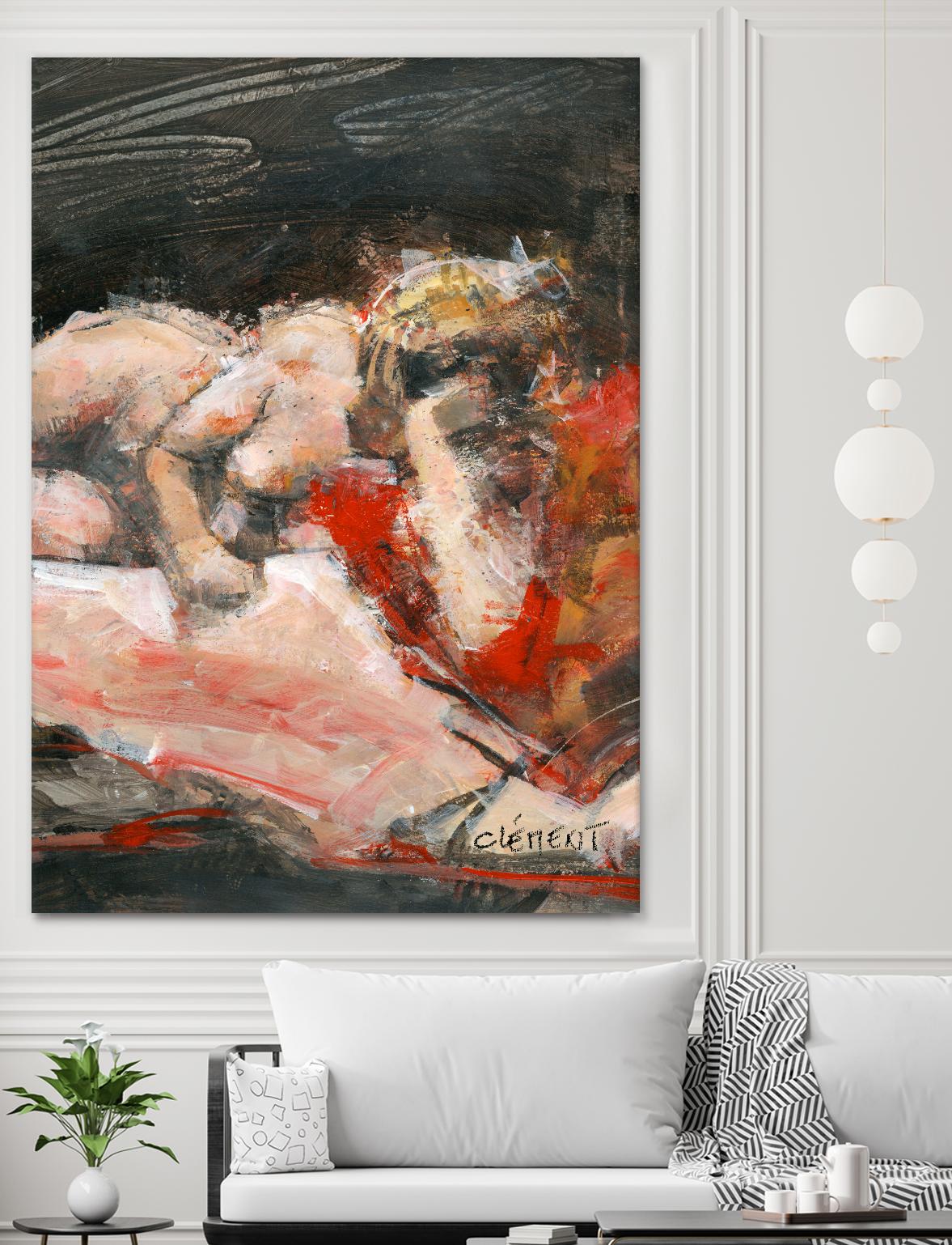 Biras by Jacques Clement on GIANT ART - brown nude