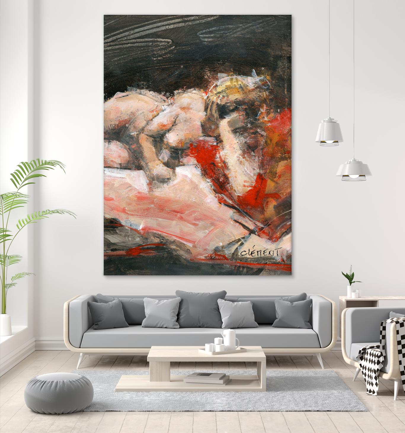 Biras by Jacques Clement on GIANT ART - brown nude