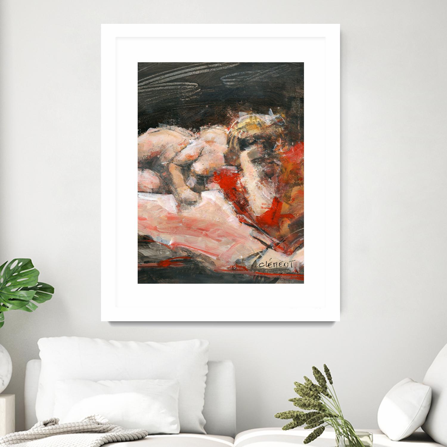 Biras by Jacques Clement on GIANT ART - red figurative artistes du québec