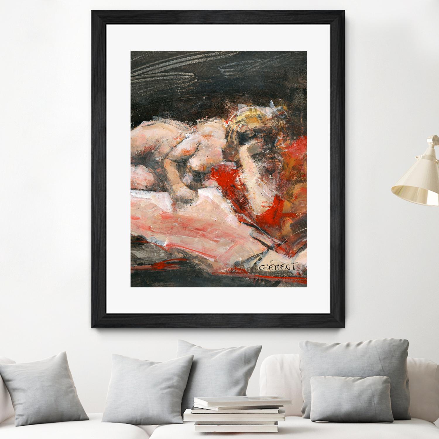 Biras by Jacques Clement on GIANT ART - red figurative artistes du québec