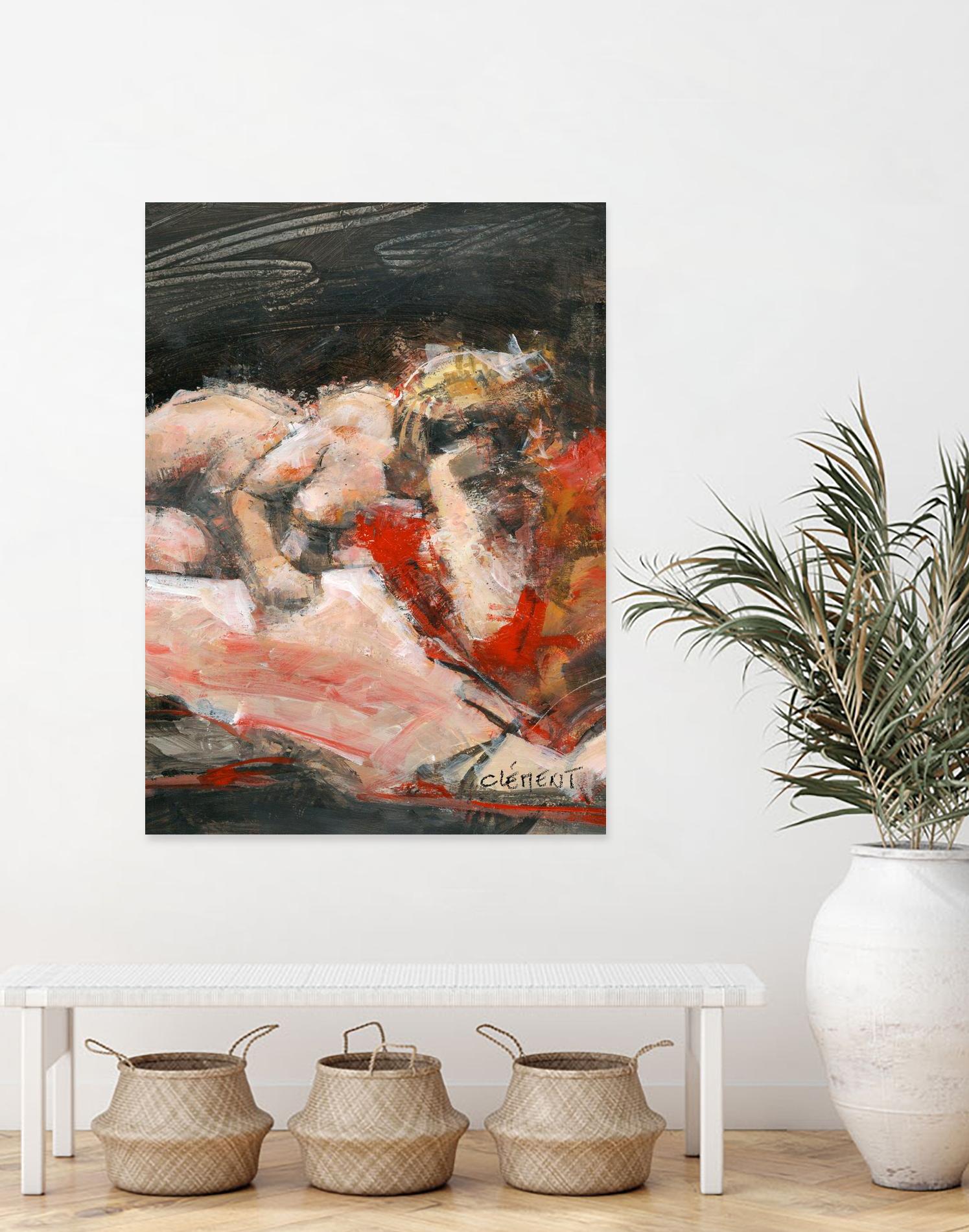 Biras by Jacques Clement on GIANT ART - red figurative artistes du québec