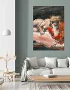 Biras by Jacques Clement on GIANT ART - red figurative artistes du québec