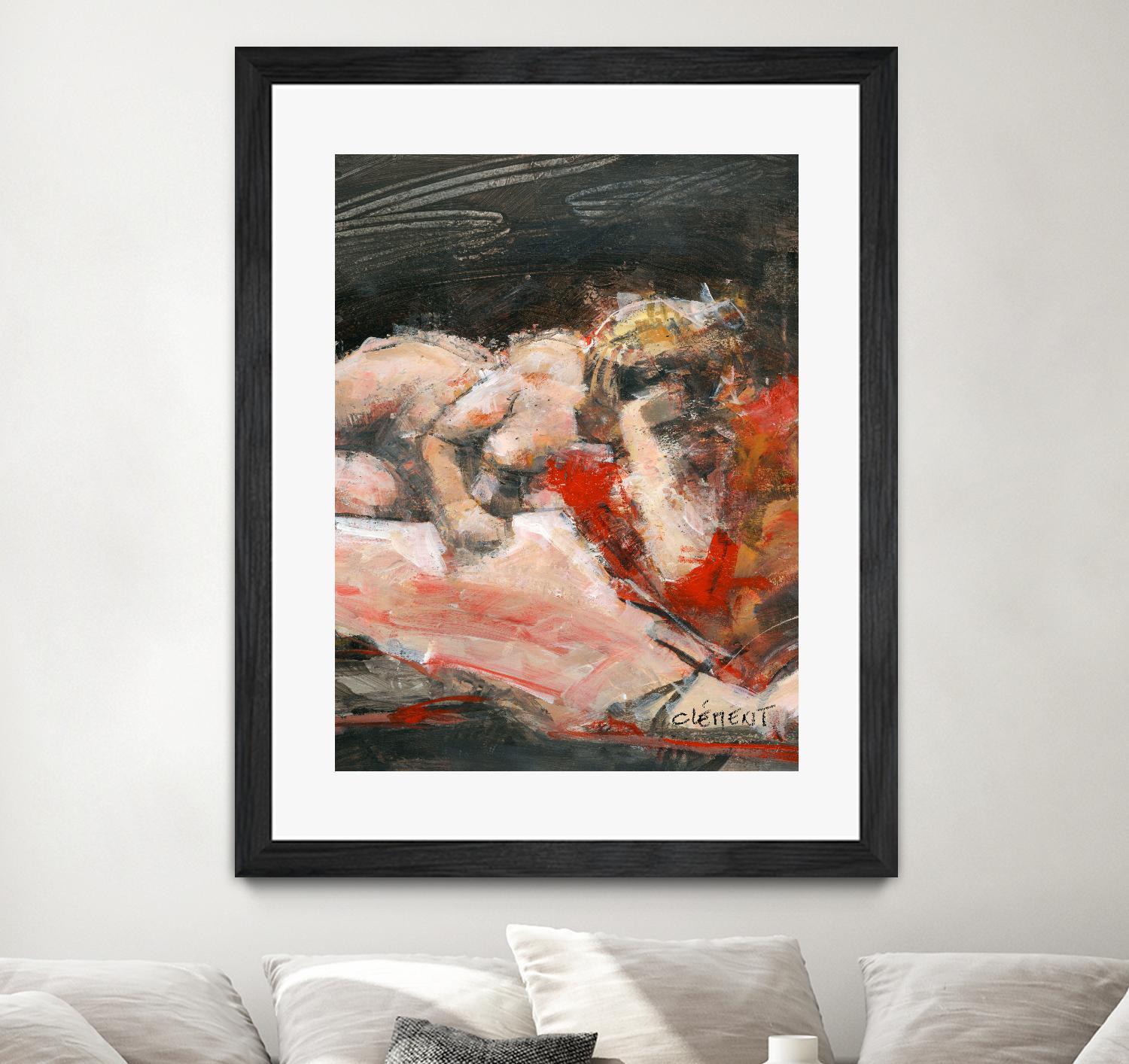 Biras by Jacques Clement on GIANT ART - red figurative artistes du québec