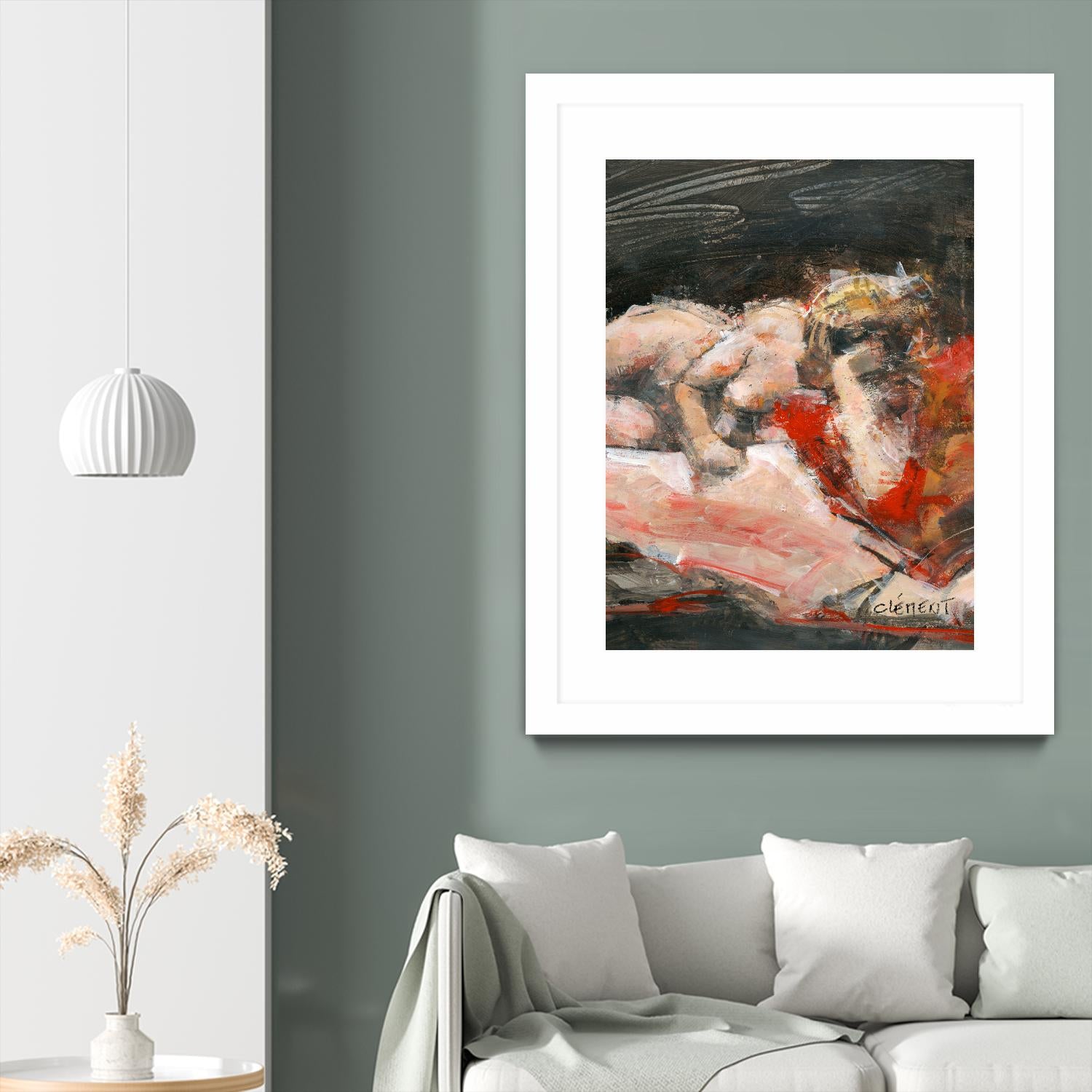 Biras by Jacques Clement on GIANT ART - red figurative artistes du québec