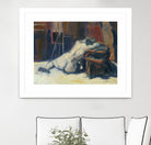 Lyrsa by Jacques Clement on GIANT ART - beige figurative corps nu