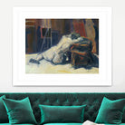 Lyrsa by Jacques Clement on GIANT ART - beige figurative corps nu