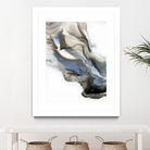 Green And Blue Wave by Alyson Mccrink on GIANT ART - grey abstract volage