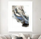 Green And Blue Wave by Alyson Mccrink on GIANT ART - grey abstract volage