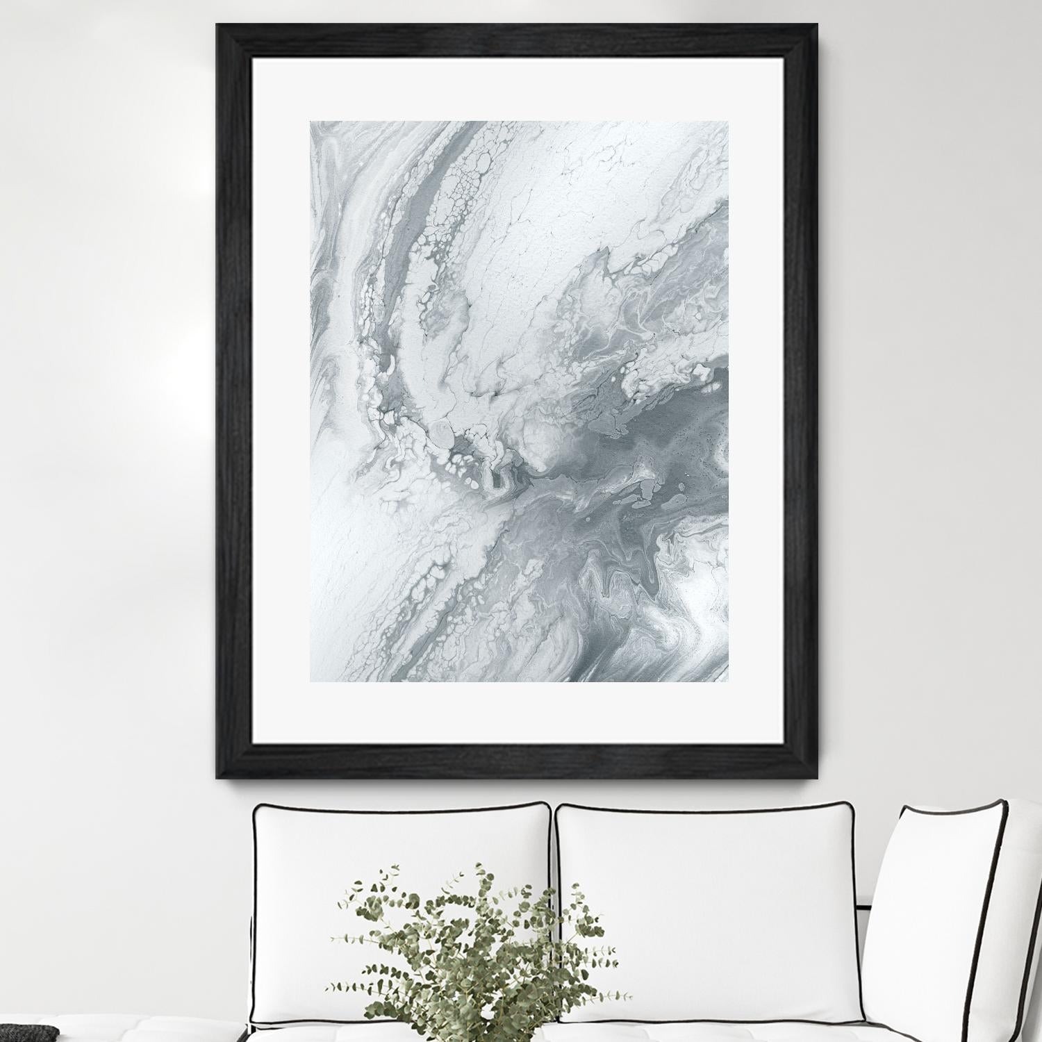 Magnetic by Alyson Mccrink on GIANT ART - grey black & white ton sur ton