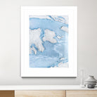 Purple Wave by Alyson Mccrink on GIANT ART - blue abstract liquide