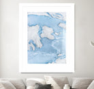 Purple Wave by Alyson Mccrink on GIANT ART - blue abstract liquide