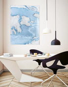 Purple Wave by Alyson Mccrink on GIANT ART - blue abstract liquide