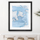 Purple Wave by Alyson Mccrink on GIANT ART - blue abstract liquide