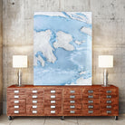 Purple Wave by Alyson Mccrink on GIANT ART - blue abstract liquide