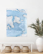 Purple Wave by Alyson Mccrink on GIANT ART - blue abstract liquide