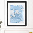 Purple Wave by Alyson Mccrink on GIANT ART - blue abstract liquide