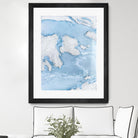 Purple Wave by Alyson Mccrink on GIANT ART - blue abstract liquide