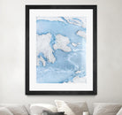 Purple Wave by Alyson Mccrink on GIANT ART - blue abstract liquide