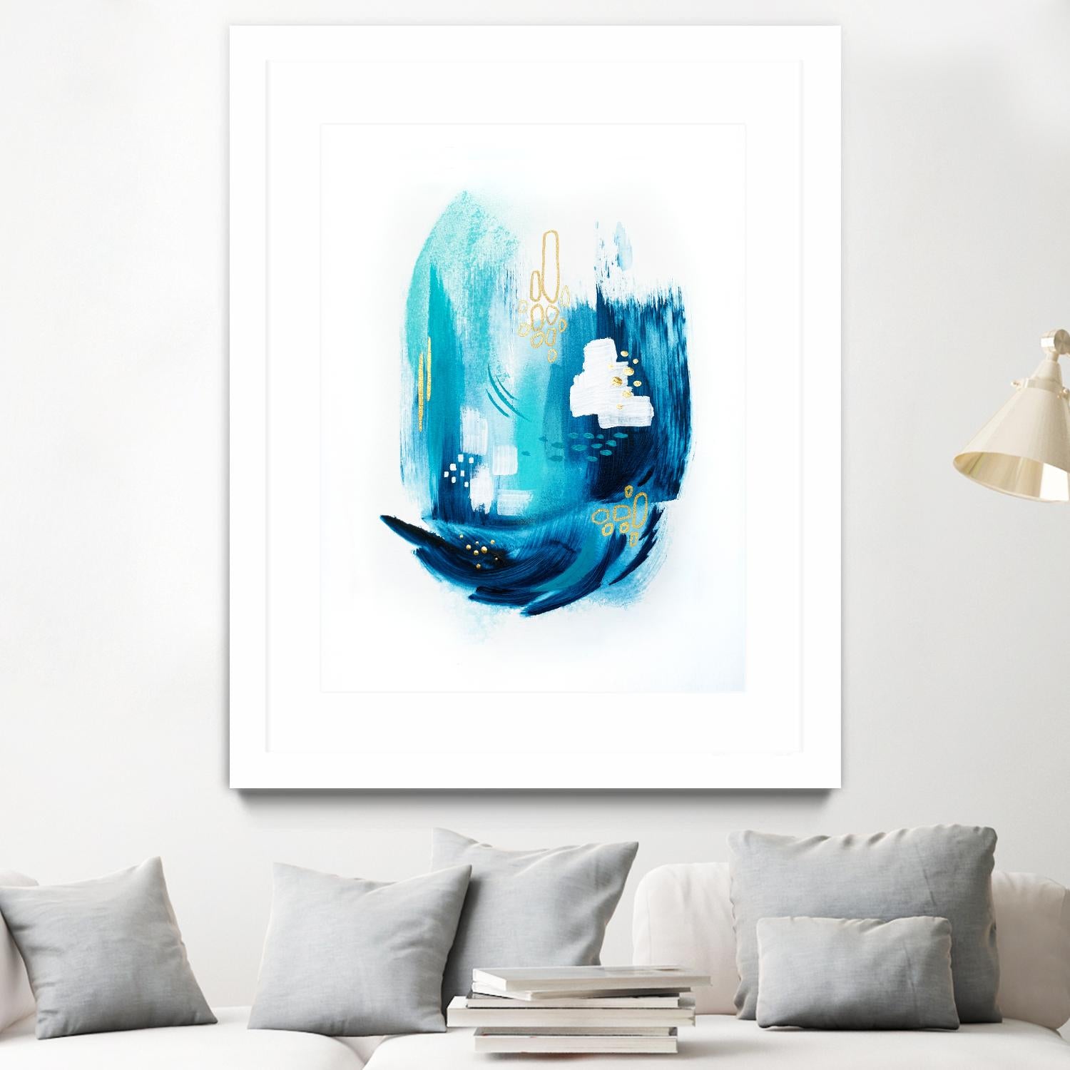 Volcano Sparkle by Alyson Mccrink on GIANT ART - gold abstract eau