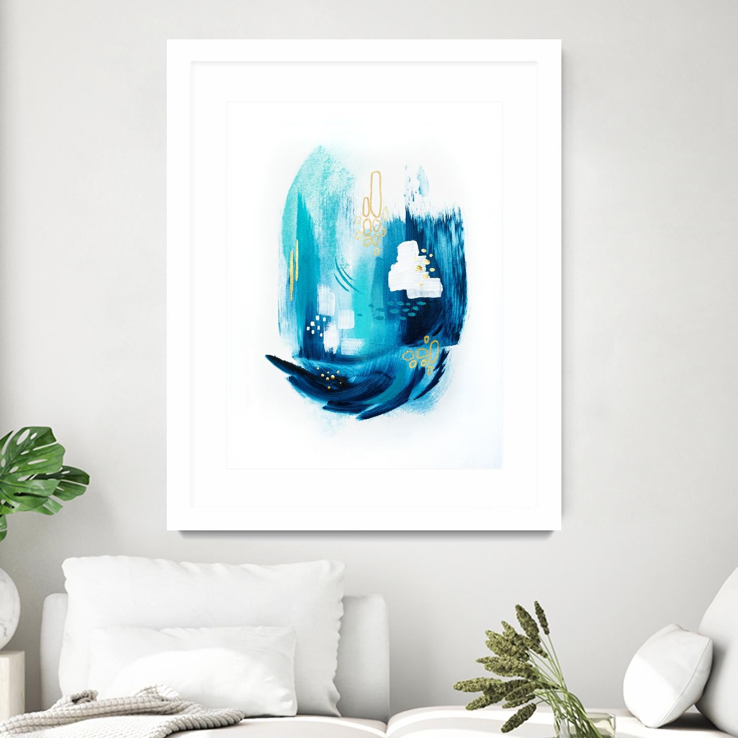 Volcano Sparkle by Alyson Mccrink on GIANT ART - gold abstract eau